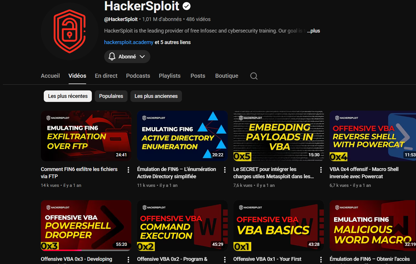 Capture YouTube HackerSploit
